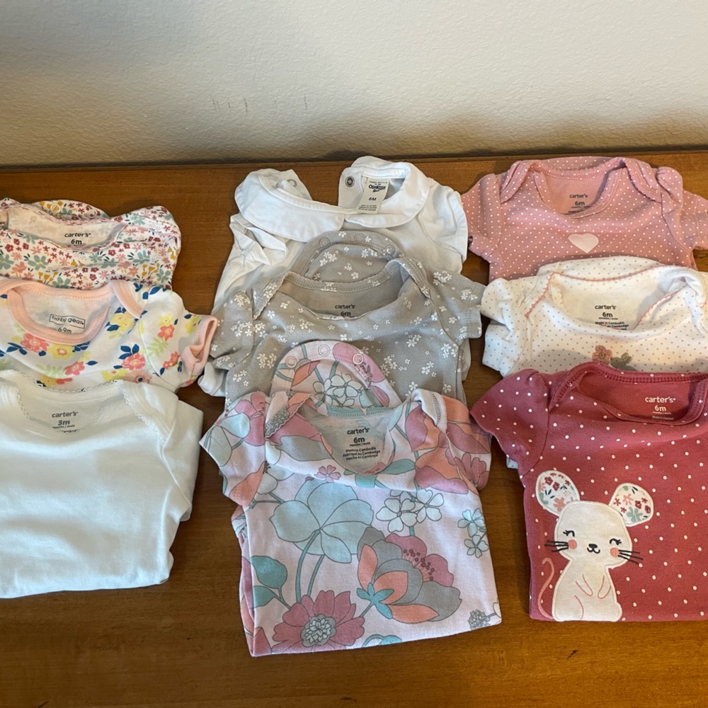 Girls Short Sleeve Onesies